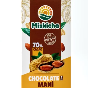 Chocolate con maní 70% cacao