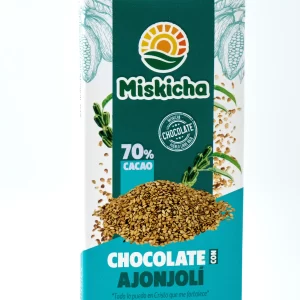 Chocolate con ajonjolí 70% cacao