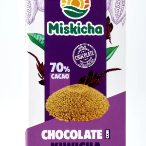Chocolate con Kiwicha 70 % cacao