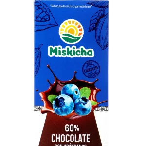 Chocolate con arándano 60% cacao